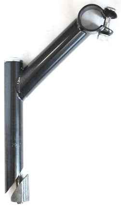 BICYCLE PARTS - QUILL STEM - 120MM EXT, 30 DEGREE, 120MM HEIGHT., 22.2MM DIA., 25.4MM BB, BLACK