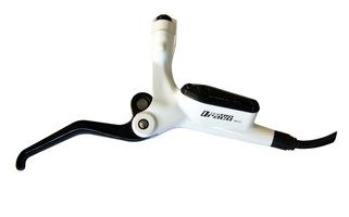 BICYCLE PARTS - TEKTRO LEVER DRACO RH WHITE - BLACK LEVER