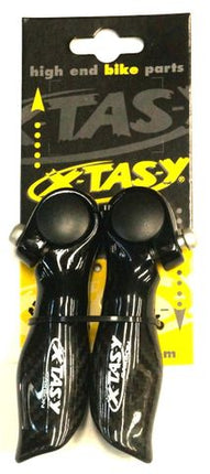 BICYCLE PARTS - CARBON BAR ENDS, BLACK, BEAUTIFUL STRAIGHT TYPE, 90MM WITH COMFORT THUMB GROOVES, BLACK