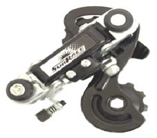 BICYCLE PARTS - REAR DERAILLEUR - 5/6 SPEED, SHORT CAGE, W/O BRACKET RDM15 (DIRECT MOUNTS TO HANGER)