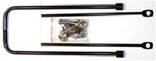 BICYCLE PARTS - BASKET STAY ADJUSTABLE TO 50CM LENGTH, BLACK