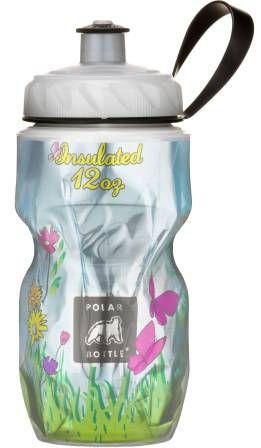 BICYCLE PARTS - BOTTLE - POLAR INSULATED WATER BOTTLE 350ML/12 OZ, STANDARD VALVE, PIXIE