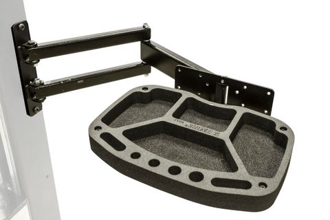 BICYCLE PARTS - UNIOR ACCESSORY - TOOL TRAY WITH FOLDABLE ARM FOR ELECTRIC REPAIR STAND 629028