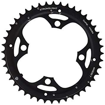 Stronglight MTB Chainring 44T Black 9 Speed 104mm BCD Shimano Compatible Crankset For Cycling