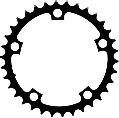 BICYCLE PARTS - CHAINRING - ALLOY 3/32 X 36T, BCD 110MM, BLACK