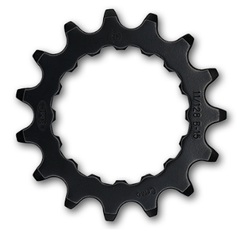 KMC Drive Sprocket Front 15T 1/2 X 11/128 For Bosch Gen2 E-bike CR-Moly Direct Mount Black Cycling Component