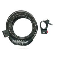 BICYCLE PARTS - LOCK - COMBINATION CABLE LOCK, 8MM X1800MM / 72 (RESETTABLE)