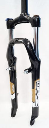 BICYCLE PARTS - SUSPENSION FORK, ZOOM, 29ER, MECHANICAL LOCK - OUT, BLACK, 1 1/8 , TRAVEL 100MM, STEM: 280MM DISC & V - BRAKE