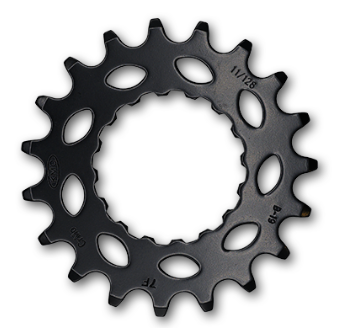 KMC Front Drive Sprocket For Bosch Gen2 E-bikes 1/2 X 11/128 X 19T CR-MOLY Black Direct Mount Quality Cycling Component Replacement