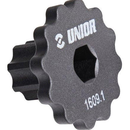 BICYCLE PARTS - UNIOR CRANK CAP TOOL, WORKS ON SHIMANO HOLLOWTECH II CRANKS. 627017 BICYCLE TOOL, 