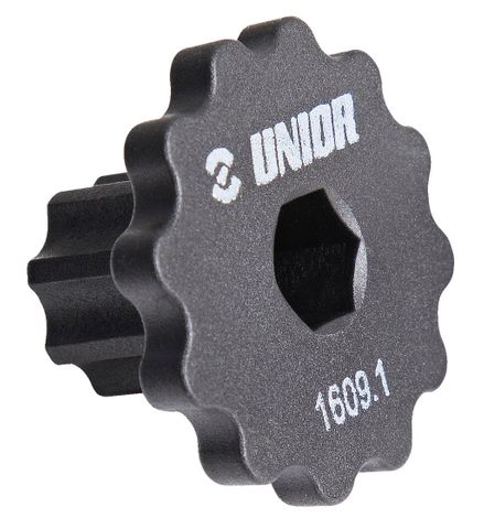BICYCLE PARTS - UNIOR CRANK CAP TOOL, WORKS ON SHIMANO HOLLOWTECH II CRANKS. 627017 BICYCLE TOOL, 