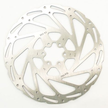 BICYCLE PARTS - DISC ROTOR - TEKTRO, 203MM, INCLUDES BOLTS, EXCELLENT HEAT TOLERANCE & DISPERSION, 130 GRAMS 6 BOLT