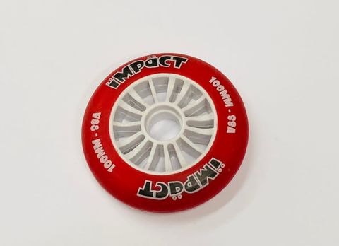 BICYCLE PARTS - SCOOTER WHEEL PLASTIC RED 100M