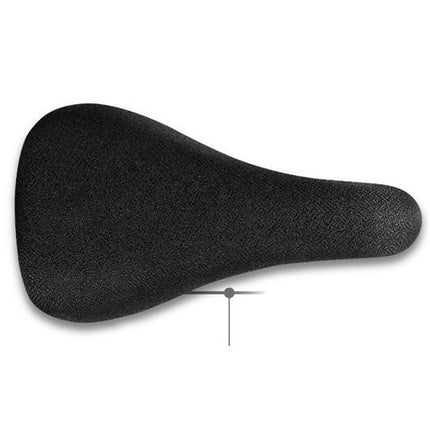 BICYCLE PARTS - SADDLE, JUNIOR VINYL TOP, PLAIN BLACK COLOR, W/DIA.25.4MM X 200MM BLACK SEAT POST. L:210 W:122MM , QUALITY DDK PRODUCT MADE IN TAIWAN
