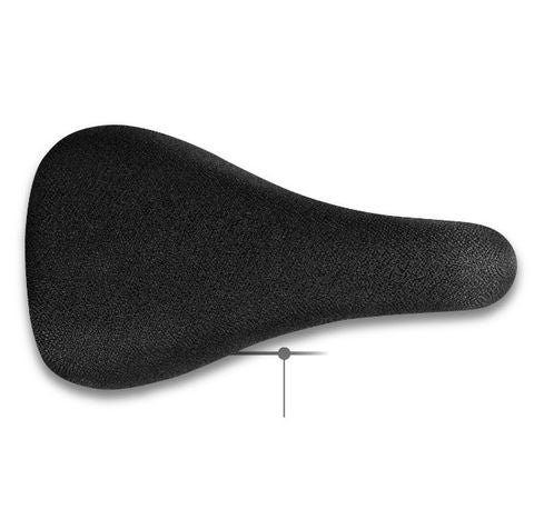 BICYCLE PARTS - SADDLE, JUNIOR VINYL TOP, PLAIN BLACK COLOR, W/DIA.25.4MM X 200MM BLACK SEAT POST. L:210 W:122MM , QUALITY DDK PRODUCT MADE IN TAIWAN