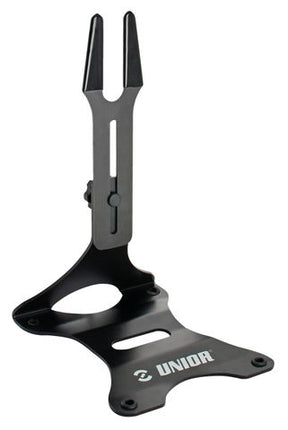 Unior Adjustable Bike Display Stand For Maintenance And Storage - Heavy Duty Metal Bicycle Repair Tool For Cycling Enthusiasts