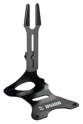Unior Adjustable Bike Display Stand For Maintenance And Storage - Heavy Duty Metal Bicycle Repair Tool For Cycling Enthusiasts