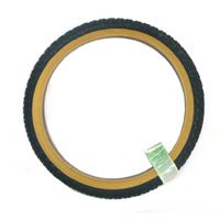 BICYCLE PARTS - TYRE 20 X 2.125 BLACK WITH GUM WALL C - 3 (57 - 406)