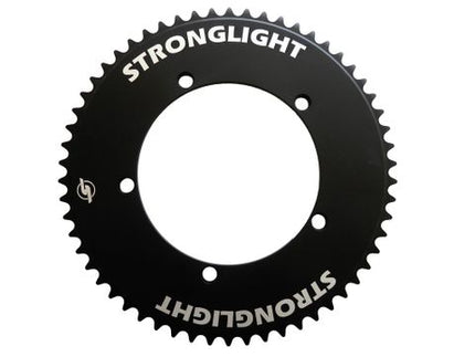 Stronglight 54T Black Aluminum Track Chainring 144mm BCD 5 Hole For Cycling Bikes Gear Replacement Upgrade