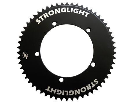 Stronglight 54T Black Aluminum Track Chainring 144mm BCD 5 Hole For Cycling Bikes Gear Replacement Upgrade