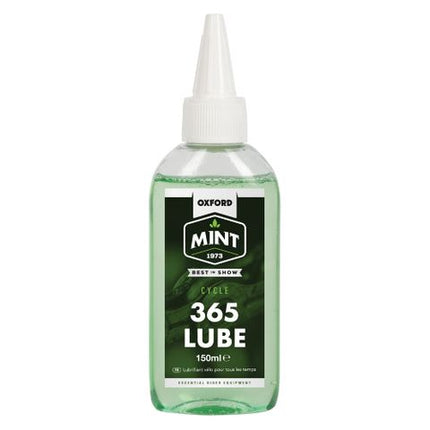 Oxford Mint 365 Lube 150ml Biodegradable Cycle Lubricant For All Conditions, Essential Rider Equipment, Bike Chain Oil, Wet & Dry Lube
