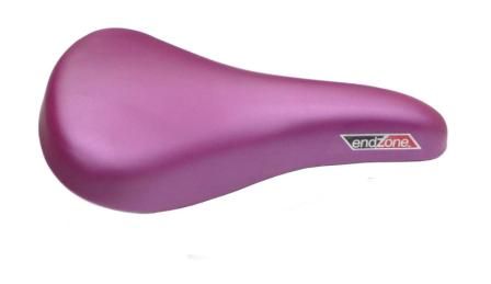 BICYCLE PARTS - BMX SADDLE PURPLE16 - 20 VINYL, QUALITY VELO MANUFACTURED PRODUCT