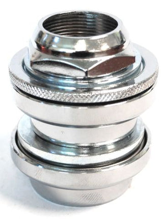 BICYCLE PARTS - HEAD SET 1 THREADED FOR BMX, STEEL SILVER CP (21.1 ID, 32.5 OD, 27.0 CROWN RACE) NECO MADE IN TAIWAN