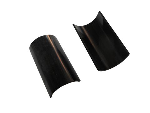 BICYCLE PARTS - SHIM FOR HANDLEBAR, ALLOY, DIA.35MM X 31.8MM, WIDTH: 45MM, BLACK COLOR. TO USE A 31.8MM HANDLE BAR WITH A 35MM STEM