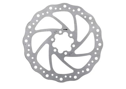BICYCLE PARTS - BRAKCO DISC ROTOR 140MM, INCLUDES BOLTS, WAVE DESIGN