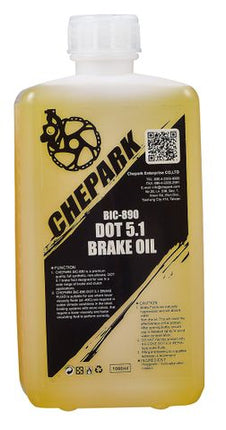 BICYCLE PARTS - CHEPARK DOT 5.1 BRAKE OIL, 120ML