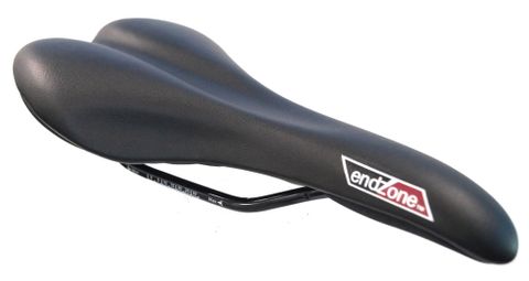BICYCLE PARTS - SADDLE, ROAD/RACER, 275 X W125MM, ALL BLACK, END ZONE