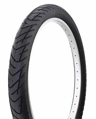 BICYCLE PARTS - TYRE 26 X 3.00 BLACK TYRE DURO BEACH BUM (75 - 559)
