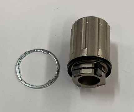 BICYCLE PARTS - CASSETTE BODY - 8/11 SPEED SHIMANO SPLINE, 4 PAWL, CRO - MO STEEL, SILVER, B2 BODY FOR MTB (SUITS D772SB D882 D792SB) (REQUIRES 16.2MM INNER SPACER - NOT INCLUDED - 99060)