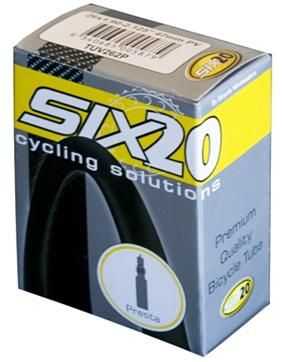 BICYCLE PARTS - TUBE 700 X 18/25C F/V 80MM, THREADED, QUALITY VEE RUBBER TUBE