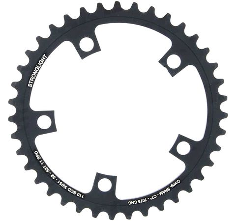 Stronglight Black Road Cycling Crankset Chainring 39T 110 BCD 11 Speed 7075 Aluminum For SRAM Force Red