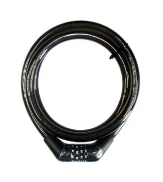BICYCLE PARTS - LOCK, BIG CABLE, 18MM X 1800MM, PERSONAL COMBINATION, NO MOUNTING BRACKET