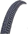 BICYCLE PARTS - TYRE 24 X 1.3/8 BLACK (37 - 540)