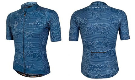 BICYCLE PARTS - BLUE PRO JERSEY - FUNKIER ROSSINI, RACE FIT, FULL ZIP, MENS - XL