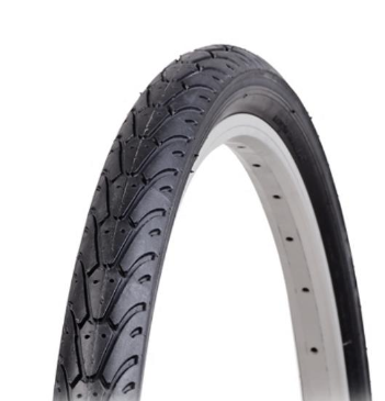 BICYCLE PARTS - TYRE 24 X 1.75 VRB212 BK BLACK, CITY WOLF, QUALITY VEE RUBBER PRODUCT (47 - 507)