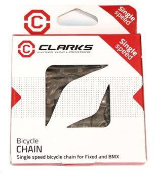 BICYCLE PARTS - CHAIN - SINGLE SPEED - 112L - CLARKS - BLACK - E - BIKE - W/CONNECT LINK