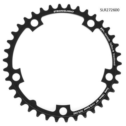 Stronglight 38T 7075 CNC Road Chainring 130mm BCD 5 Hole Black For 10/11 Speed Cycling Parts