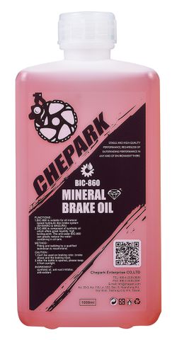 BICYCLE PARTS - CHEPARK MINERAL BRAKE OIL, 1000ML