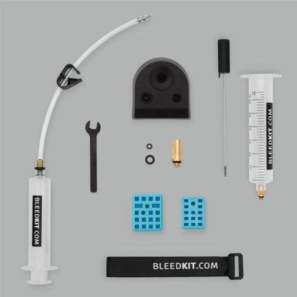 BICYCLE PARTS - BLEEDKIT - BLEED KIT PREMIUM ROAD EDITION (FOR SHIMANO HYDRAULIC BRAKES) WITH ADAPTER FOR SHIMANO DROP BAR HYDRAULIC BK - 28086 PREMIUM PRODUCT MADE IN SLOVENIA