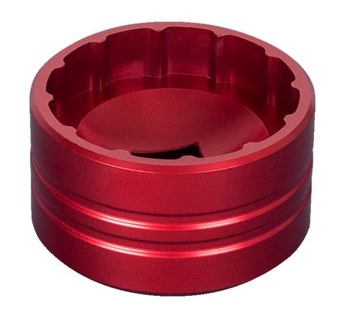BICYCLE PARTS - UNIOR - BOTTOM BRACKET SOCKET, DUB & BSA30, ANODIZED RED 627621