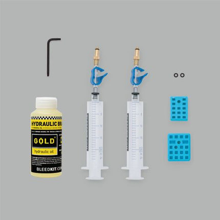 BICYCLE PARTS - BLEEDKIT - BLEED KIT PREMIUM GOLD CURA EDITION (FOR FORMULA CURA HYDRAULIC BRAKES) BK - 14044 PREMIUM PRODUCT MADE IN SLOVENIA