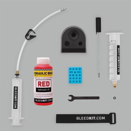 BICYCLE PARTS - BLEEDKIT - BLEED KIT PREMIUM RED EDITION (FOR SHIMANO HYDRAULIC BRAKES) BK - 28022 PREMIUM PRODUCT MADE IN SLOVENIA