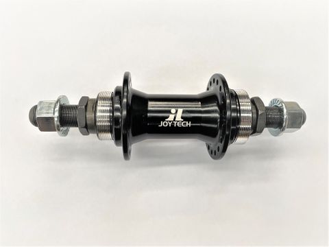 BICYCLE PARTS - HUB, JOYTECH, FLIP FLOP NUTTED BLACK 36H / 14MM AXLE (110 OLD)