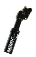 BICYCLE PARTS - SUSPENSION SEATPOST 27.2 X 350MM, MICRO - ADJUST, ALLOY BLACK