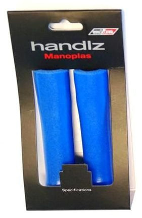 BICYCLE PARTS - GRIPS SILICONE - FOAM, 130MM, BLUE