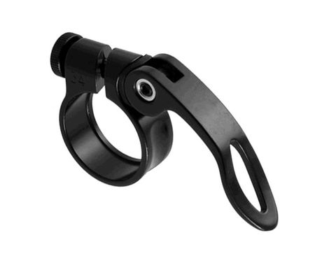BICYCLE PARTS - SEAT CLAMP 34.9MM BLACK Q/R 36G